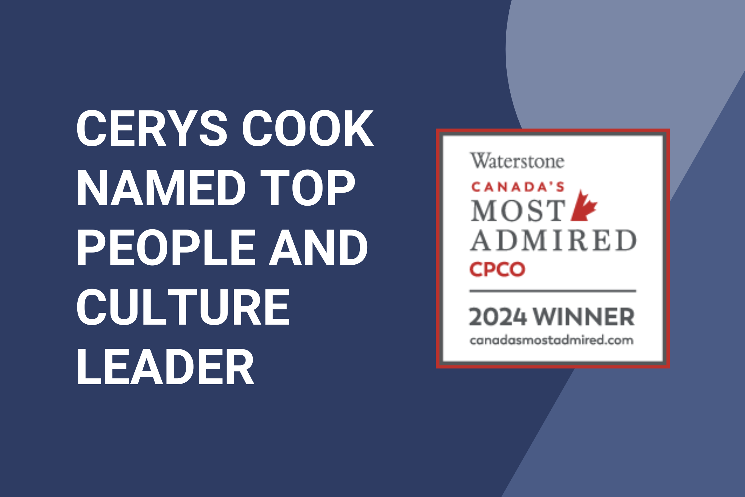 Cerys Cook Named Top People and Culture Leader