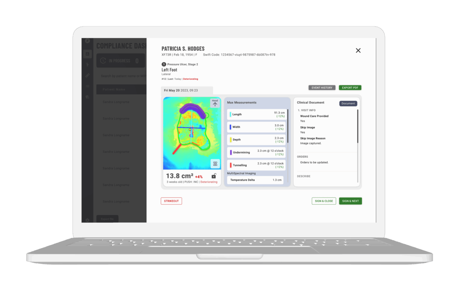 Swift Portal with Swift Ray Thermal Image